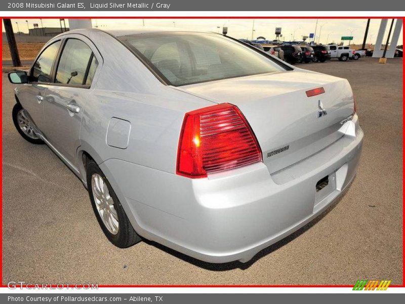 Liquid Silver Metallic / Gray 2008 Mitsubishi Galant ES