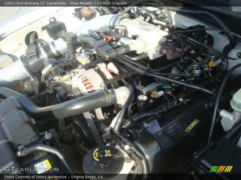  2001 Mustang GT Convertible Engine - 4.6 Liter SOHC 16-Valve V8