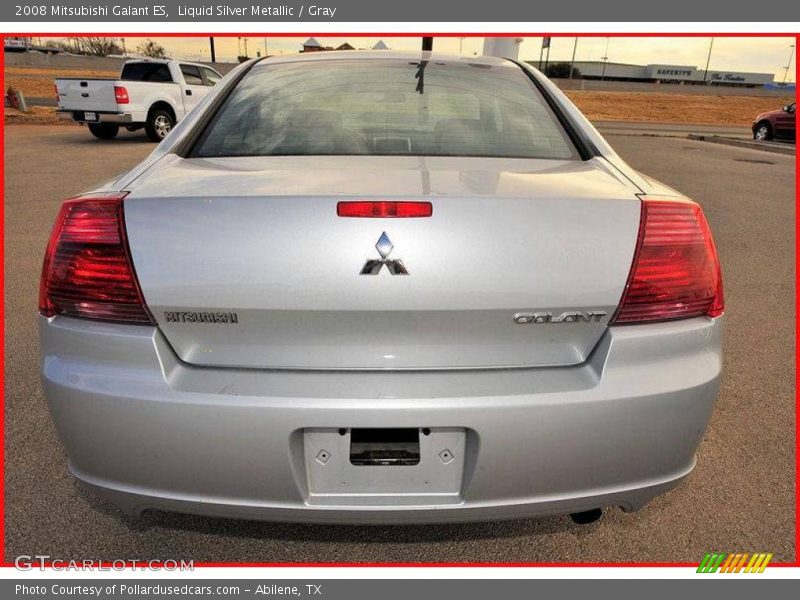 Liquid Silver Metallic / Gray 2008 Mitsubishi Galant ES