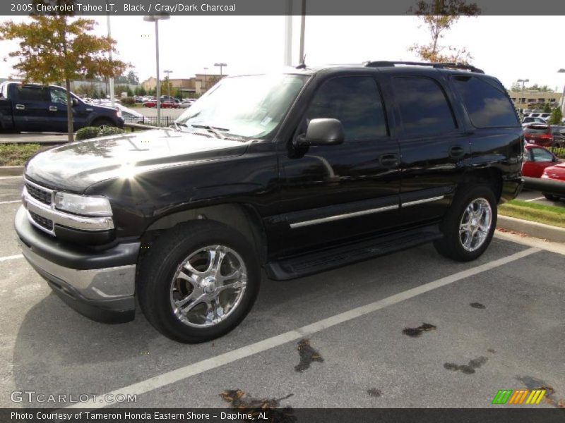 Black / Gray/Dark Charcoal 2005 Chevrolet Tahoe LT