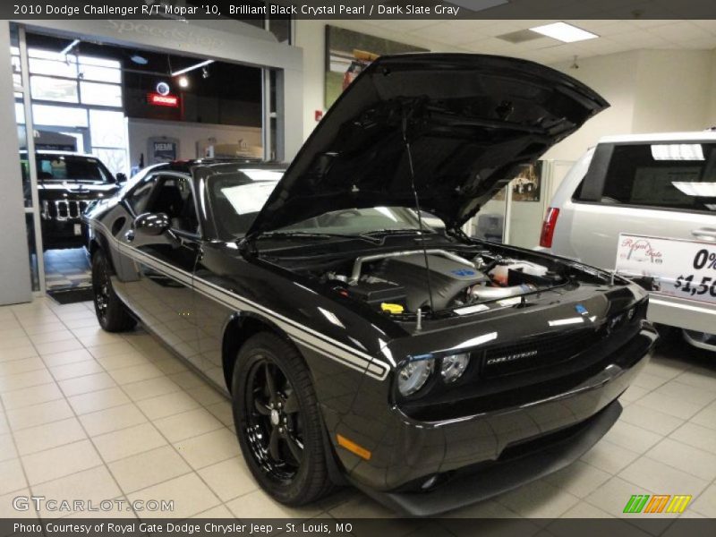 Brilliant Black Crystal Pearl / Dark Slate Gray 2010 Dodge Challenger R/T Mopar '10