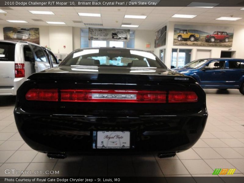 Brilliant Black Crystal Pearl / Dark Slate Gray 2010 Dodge Challenger R/T Mopar '10