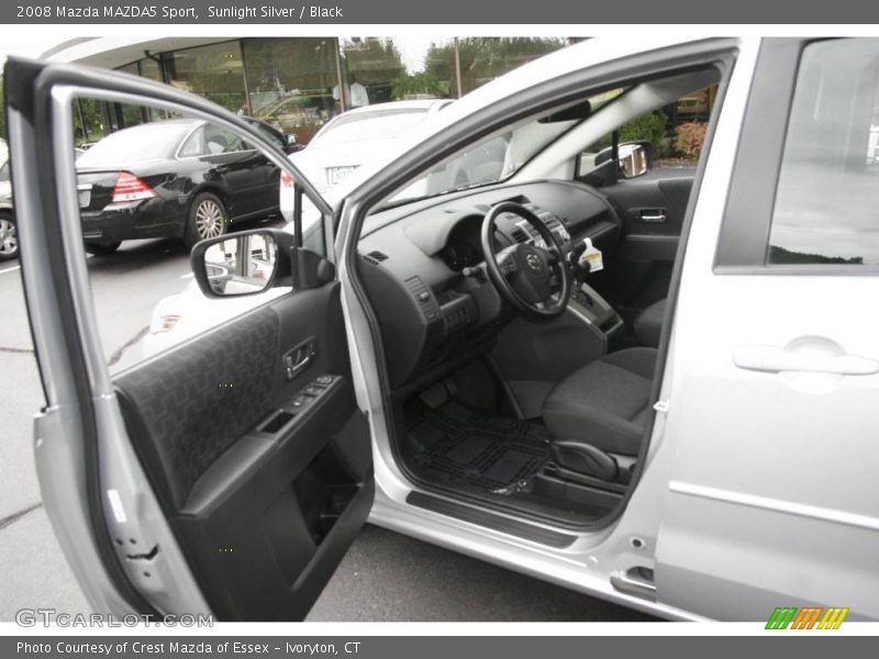 Sunlight Silver / Black 2008 Mazda MAZDA5 Sport
