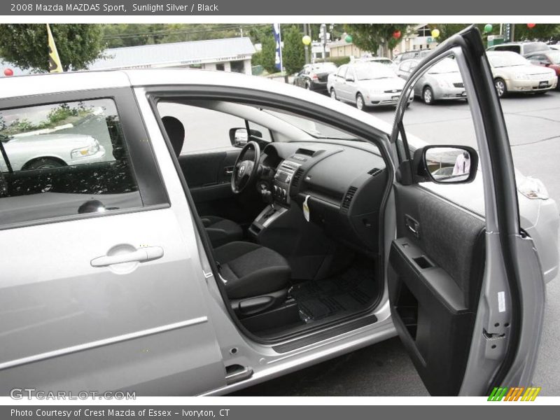 Sunlight Silver / Black 2008 Mazda MAZDA5 Sport