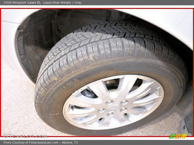 Liquid Silver Metallic / Gray 2008 Mitsubishi Galant ES