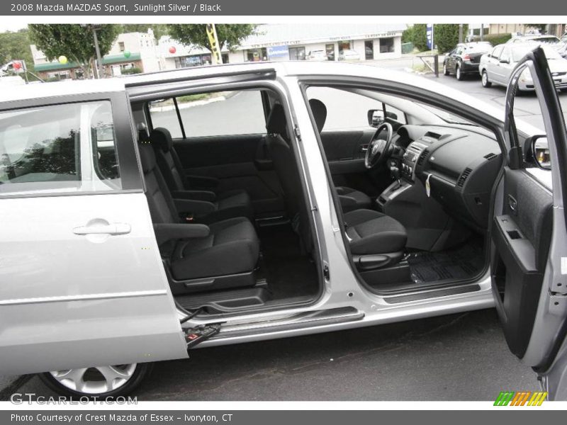 Sunlight Silver / Black 2008 Mazda MAZDA5 Sport
