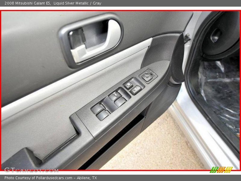 Liquid Silver Metallic / Gray 2008 Mitsubishi Galant ES
