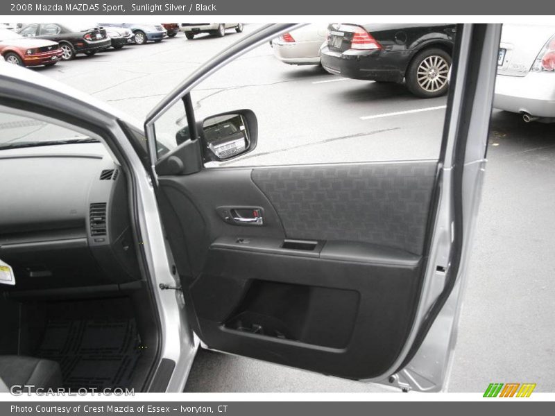 Sunlight Silver / Black 2008 Mazda MAZDA5 Sport
