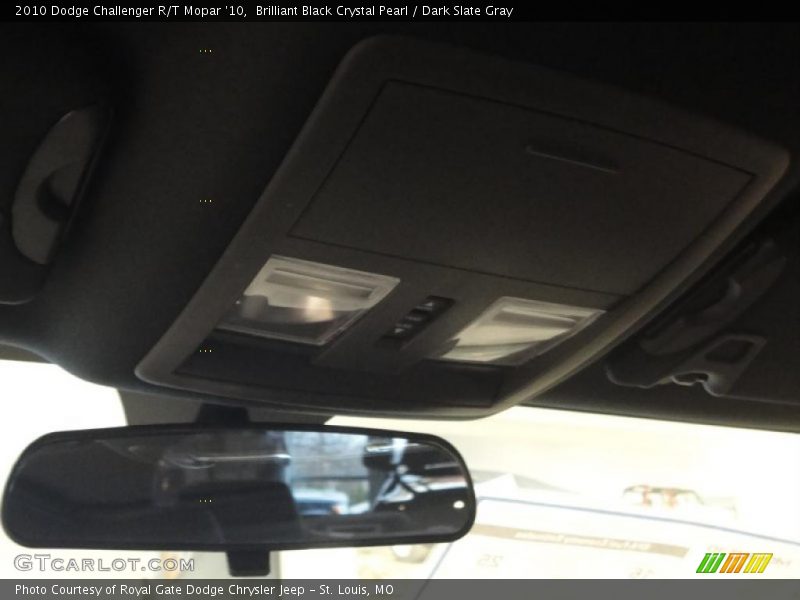 Brilliant Black Crystal Pearl / Dark Slate Gray 2010 Dodge Challenger R/T Mopar '10