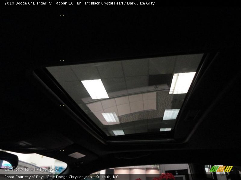 Brilliant Black Crystal Pearl / Dark Slate Gray 2010 Dodge Challenger R/T Mopar '10