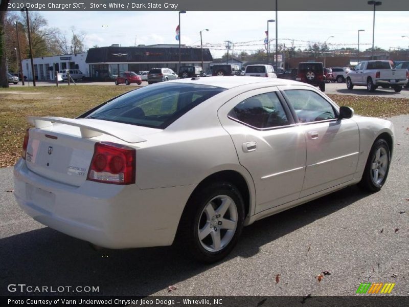 Stone White / Dark Slate Gray 2010 Dodge Charger SXT