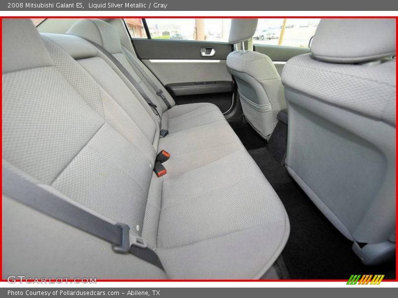 Liquid Silver Metallic / Gray 2008 Mitsubishi Galant ES