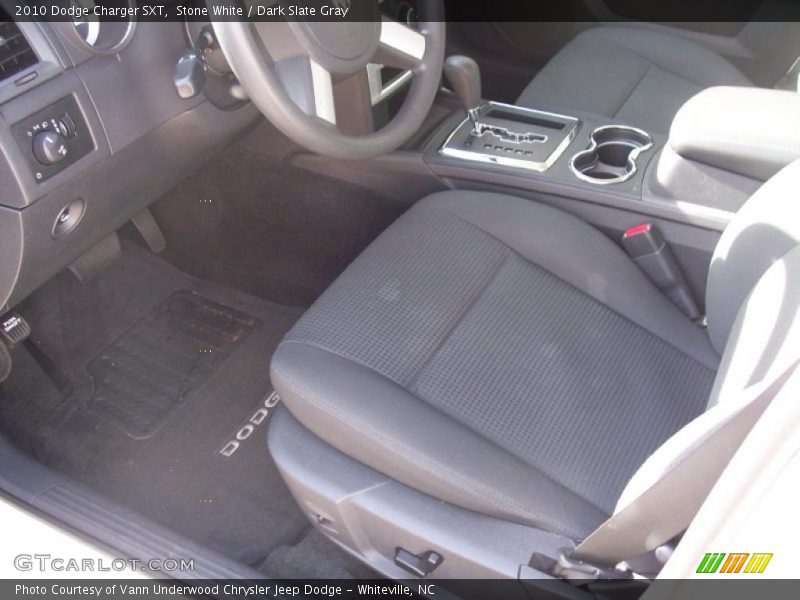 Stone White / Dark Slate Gray 2010 Dodge Charger SXT