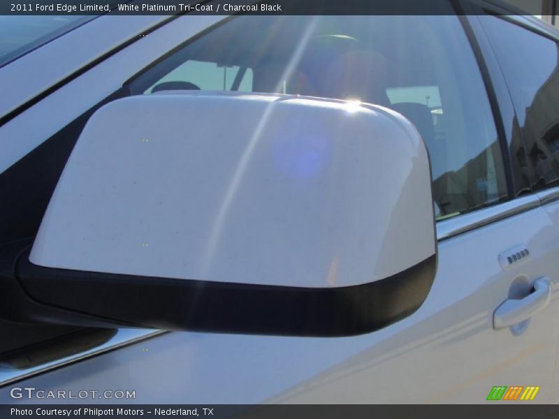 White Platinum Tri-Coat / Charcoal Black 2011 Ford Edge Limited
