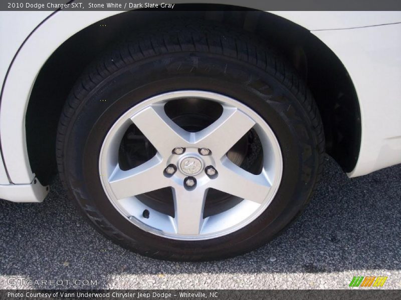 Stone White / Dark Slate Gray 2010 Dodge Charger SXT