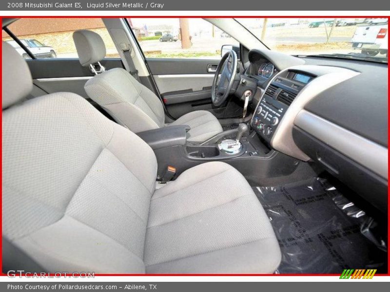 Liquid Silver Metallic / Gray 2008 Mitsubishi Galant ES