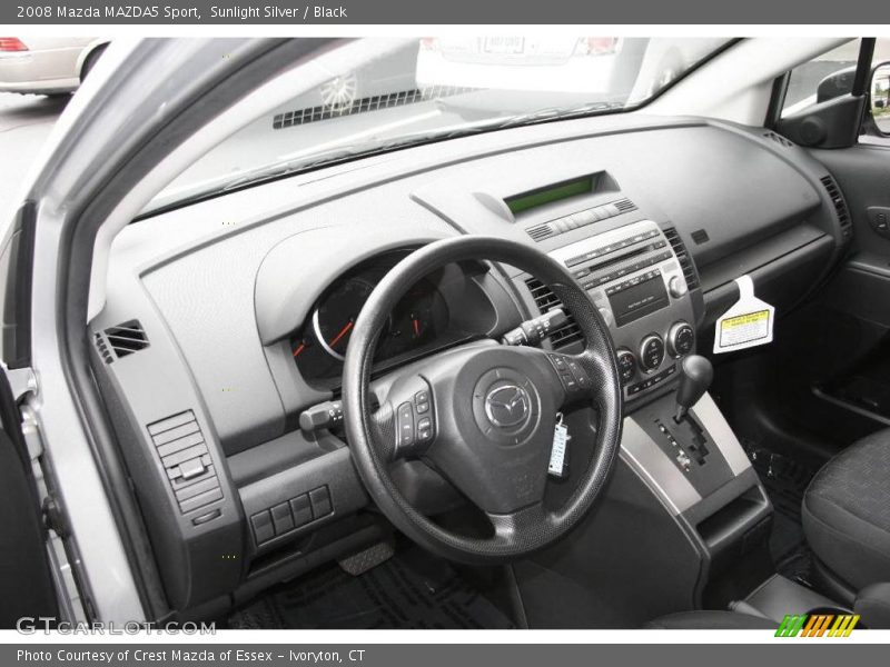 Sunlight Silver / Black 2008 Mazda MAZDA5 Sport