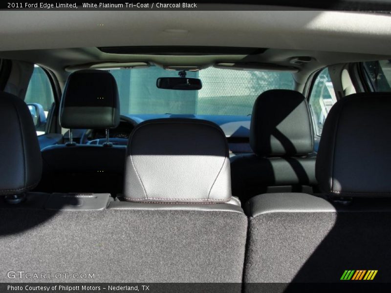 White Platinum Tri-Coat / Charcoal Black 2011 Ford Edge Limited