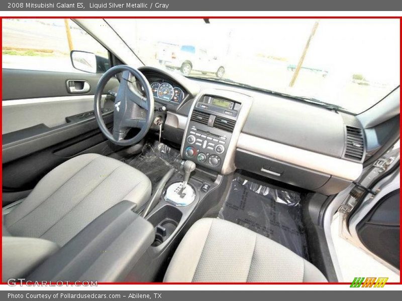 Liquid Silver Metallic / Gray 2008 Mitsubishi Galant ES