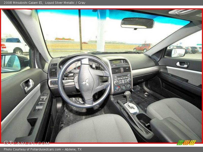 Liquid Silver Metallic / Gray 2008 Mitsubishi Galant ES