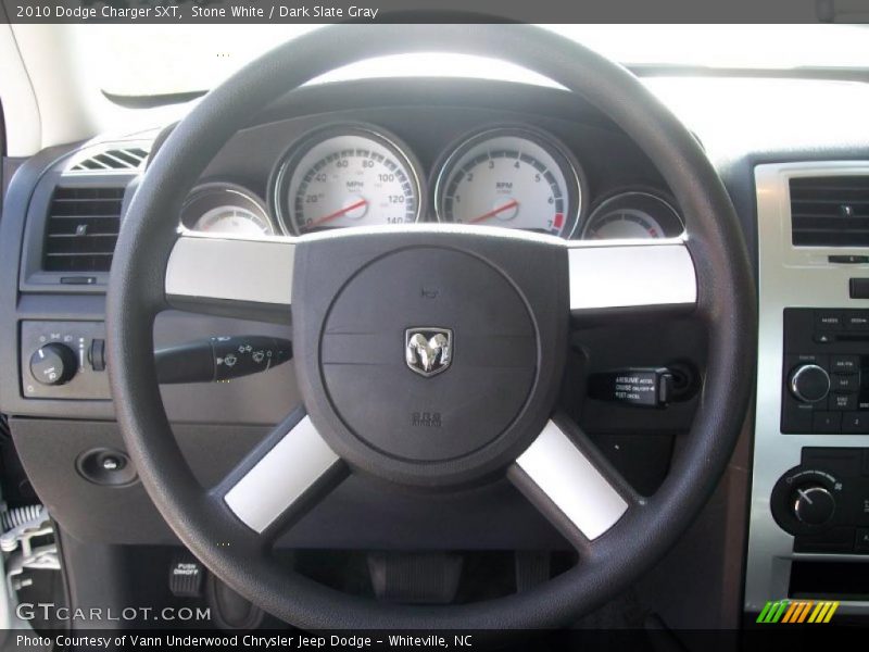 Stone White / Dark Slate Gray 2010 Dodge Charger SXT