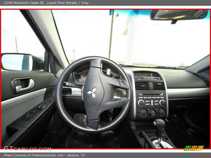 Liquid Silver Metallic / Gray 2008 Mitsubishi Galant ES