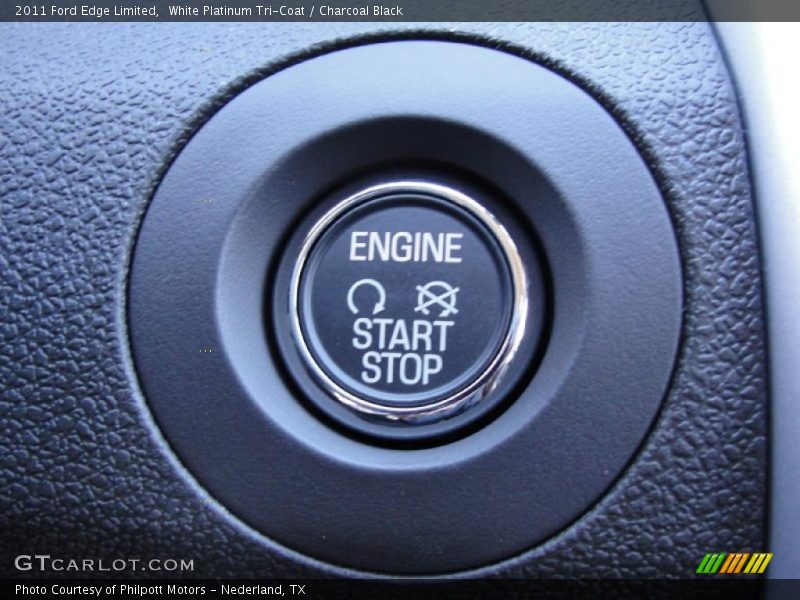 White Platinum Tri-Coat / Charcoal Black 2011 Ford Edge Limited