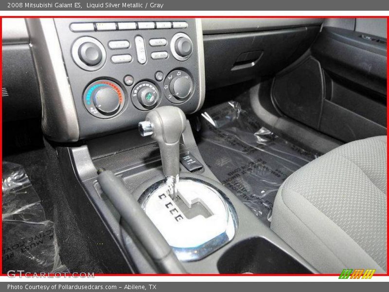 Liquid Silver Metallic / Gray 2008 Mitsubishi Galant ES