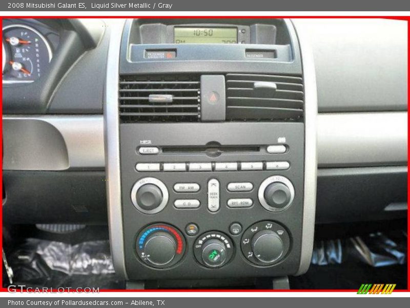 Liquid Silver Metallic / Gray 2008 Mitsubishi Galant ES