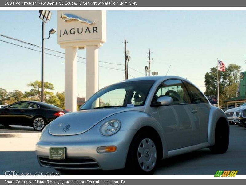 Silver Arrow Metallic / Light Grey 2001 Volkswagen New Beetle GL Coupe