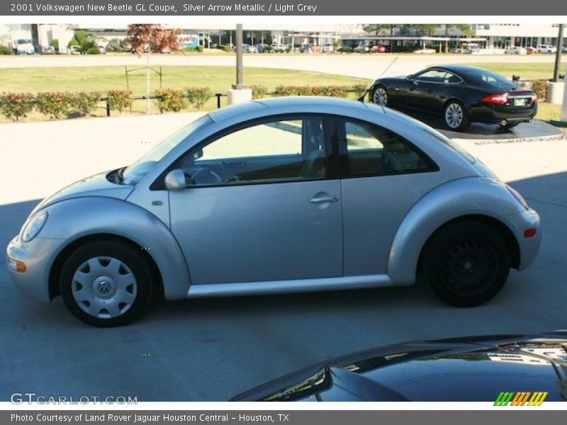 Silver Arrow Metallic / Light Grey 2001 Volkswagen New Beetle GL Coupe