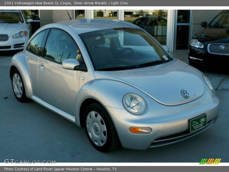Silver Arrow Metallic / Light Grey 2001 Volkswagen New Beetle GL Coupe
