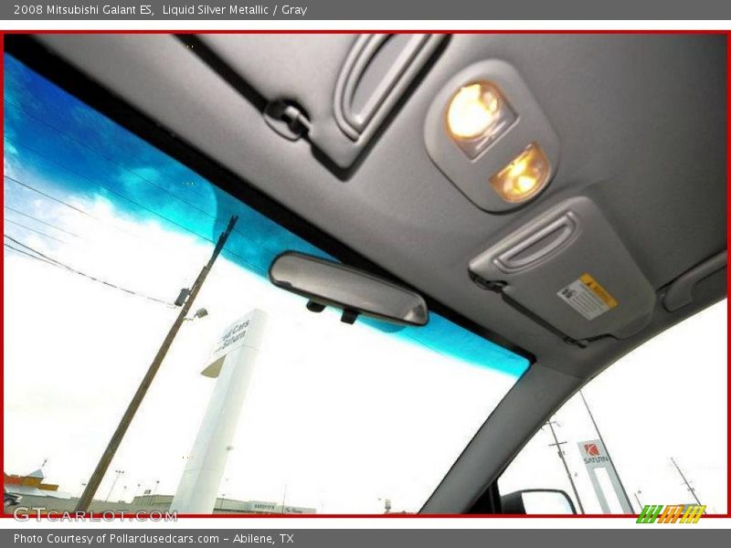 Liquid Silver Metallic / Gray 2008 Mitsubishi Galant ES
