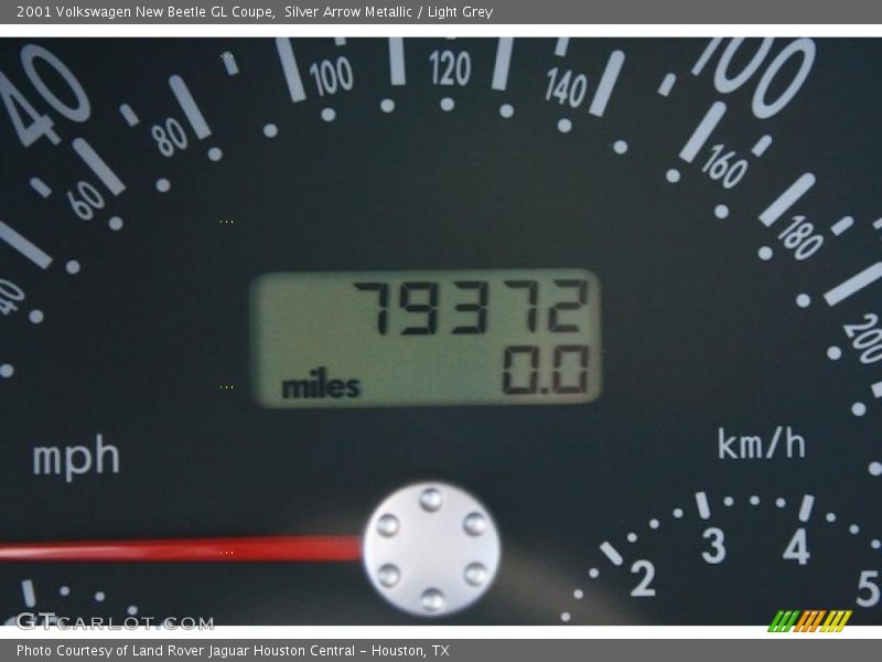 Silver Arrow Metallic / Light Grey 2001 Volkswagen New Beetle GL Coupe