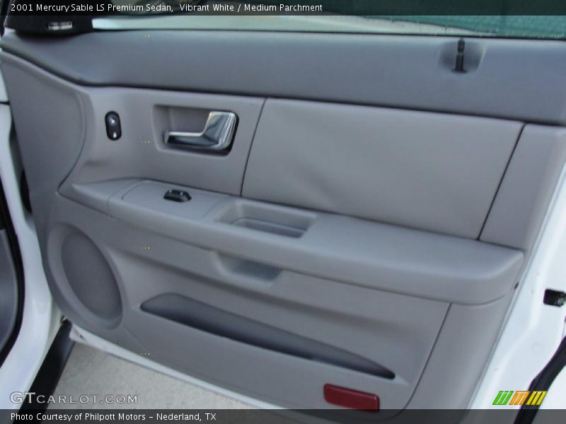 Vibrant White / Medium Parchment 2001 Mercury Sable LS Premium Sedan