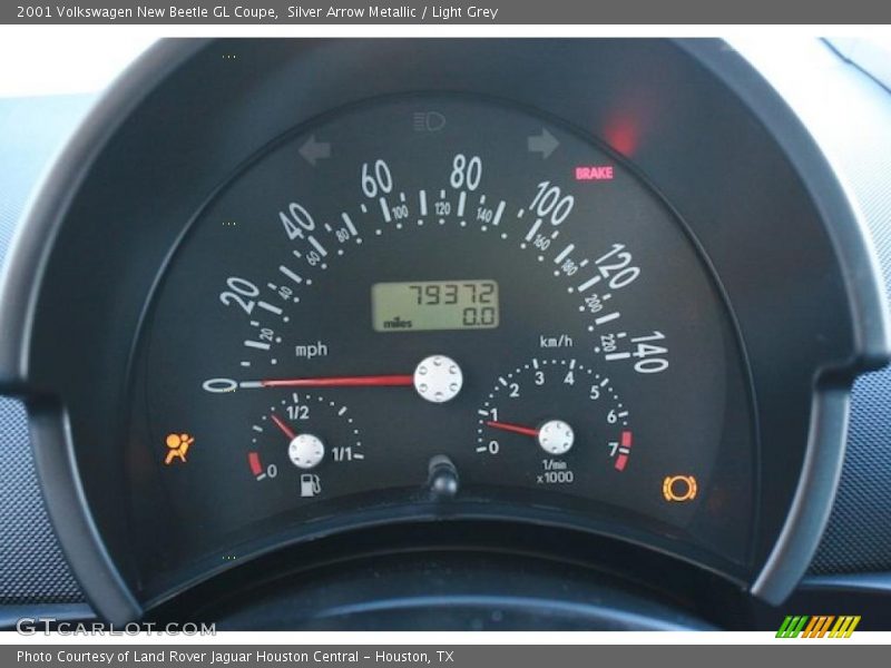  2001 New Beetle GL Coupe GL Coupe Gauges