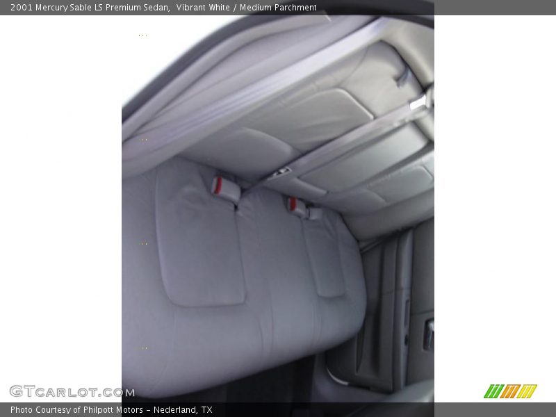 Vibrant White / Medium Parchment 2001 Mercury Sable LS Premium Sedan