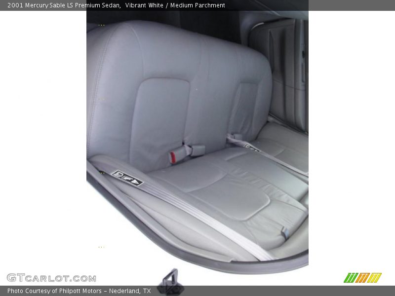 Vibrant White / Medium Parchment 2001 Mercury Sable LS Premium Sedan