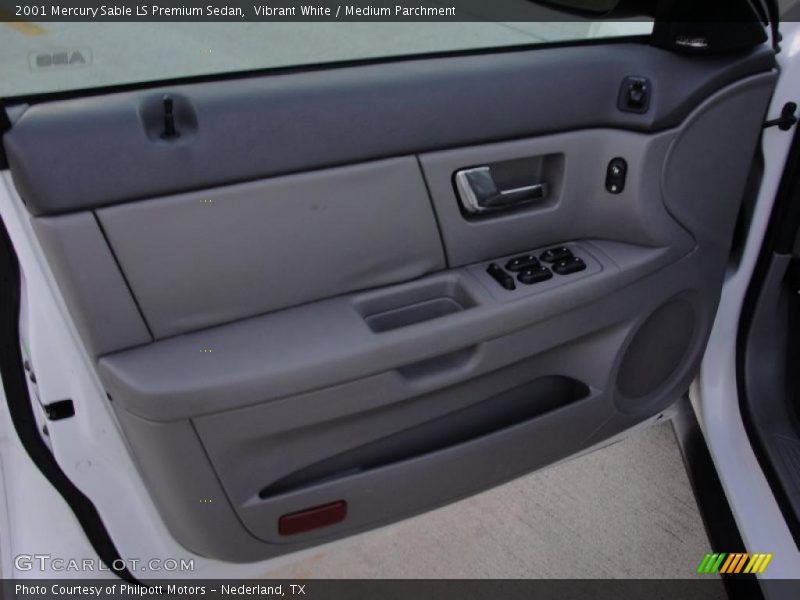 Vibrant White / Medium Parchment 2001 Mercury Sable LS Premium Sedan