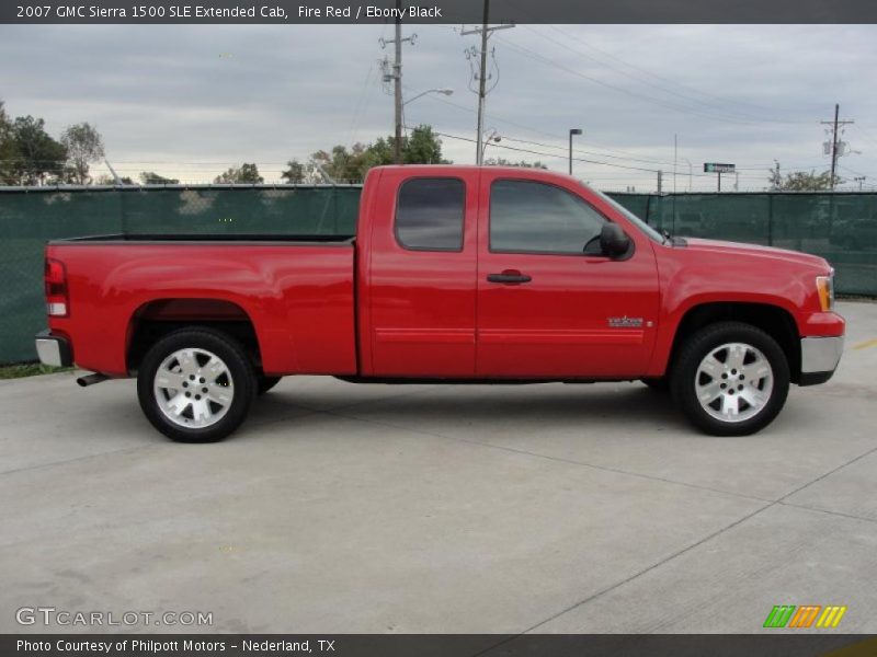  2007 Sierra 1500 SLE Extended Cab Fire Red