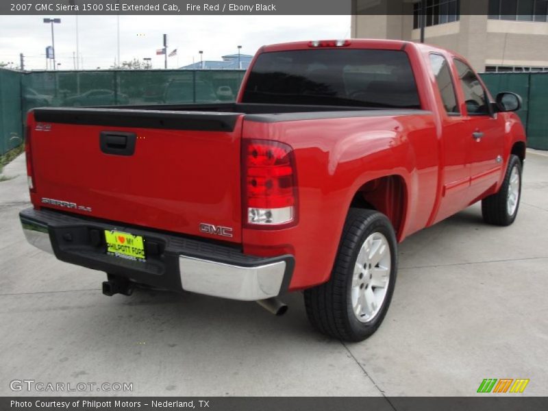  2007 Sierra 1500 SLE Extended Cab Fire Red