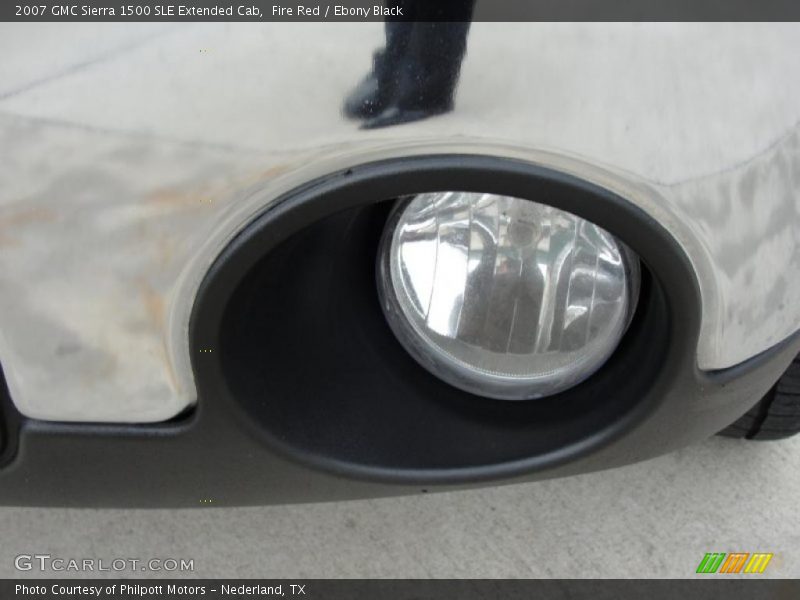 Fire Red / Ebony Black 2007 GMC Sierra 1500 SLE Extended Cab