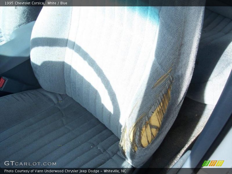 White / Blue 1995 Chevrolet Corsica