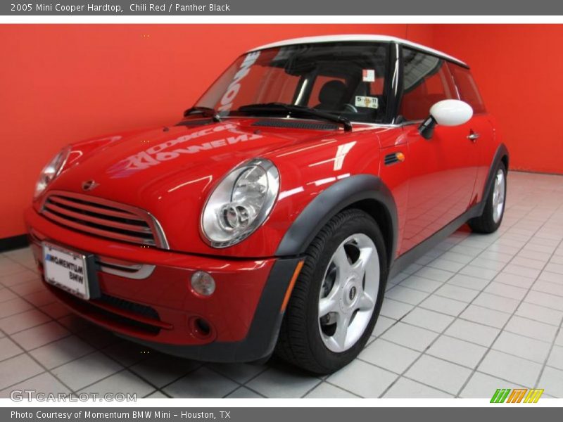 Chili Red / Panther Black 2005 Mini Cooper Hardtop