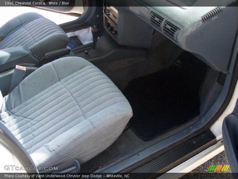White / Blue 1995 Chevrolet Corsica