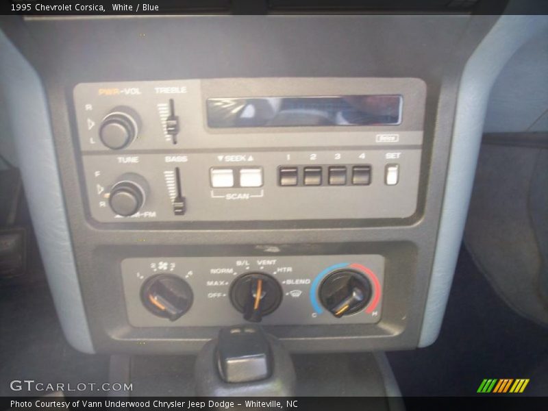 White / Blue 1995 Chevrolet Corsica