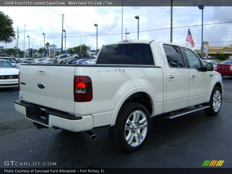 White Sand Tri-Coat / Tan 2008 Ford F150 Limited SuperCrew