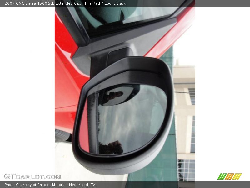 Fire Red / Ebony Black 2007 GMC Sierra 1500 SLE Extended Cab