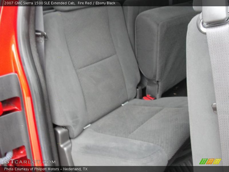 Fire Red / Ebony Black 2007 GMC Sierra 1500 SLE Extended Cab