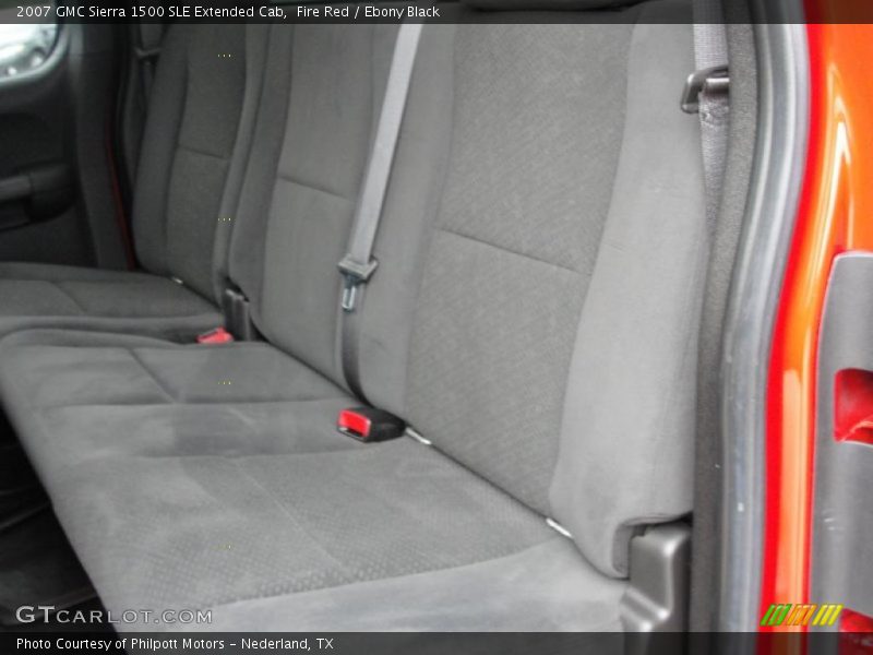 Fire Red / Ebony Black 2007 GMC Sierra 1500 SLE Extended Cab